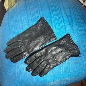3M Thinsulate Black Leather Women's Gloves